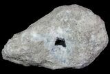 Blue Celestine (Celestite) Crystal Geode - Madagascar #70835-2